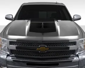 2007-2013 Chevrolet Silverado Duraflex ZL1 Look Hood - 1 Piece
