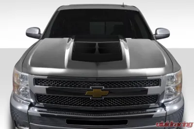 2007-2013 Chevrolet Silverado Duraflex ZL1 Look Hood - 1 Piece - 115174