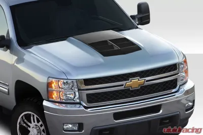 2007-2013 Chevrolet Silverado Duraflex ZL1 Look Hood - 1 Piece - 115174