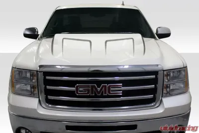 2007-2013 GMC Sierra Duraflex Cowl Hood - 1 Piece - 115180