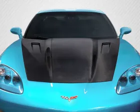 2005-2013 Chevrolet Corvette C6 Carbon Creations RKSV Hood - 1 Piece