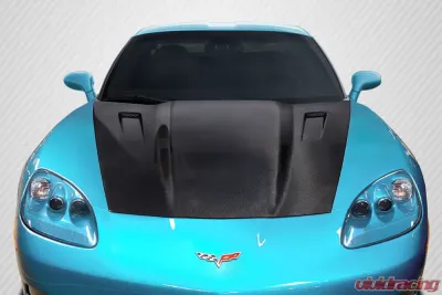 2005-2013 Chevrolet Corvette C6 Carbon Creations RKSV Hood - 1 Piece - 115183