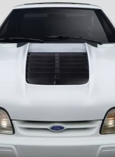 1987-1993 Ford Mustang Duraflex GT500 V2 Hood - 1 Piece                                     - 115187 - Image 6