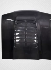 1987-1993 Ford Mustang Carbon Creations GT500 V2 Hood - 1 Piece                                     - 115188 - Image 5