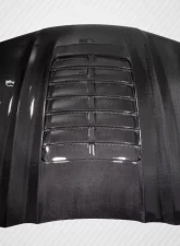 1994-1998 Ford Mustang Carbon Creations GT500 V2 Hood - 1 Piece                                     - 115190 - Image 3