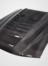 1994-1998 Ford Mustang Carbon Creations GT500 V2 Hood - 1 Piece                                     - 115190 - Image 5