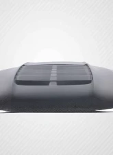1999-2004 Ford Mustang Carbon Creations GT500 V2 Hood - 1 Piece                                     - 115192 - Image 3