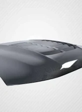 1999-2004 Ford Mustang Carbon Creations GT500 V2 Hood - 1 Piece                                     - 115192 - Image 5