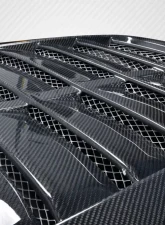 1999-2004 Ford Mustang Carbon Creations GT500 V2 Hood - 1 Piece                                     - 115192 - Image 6