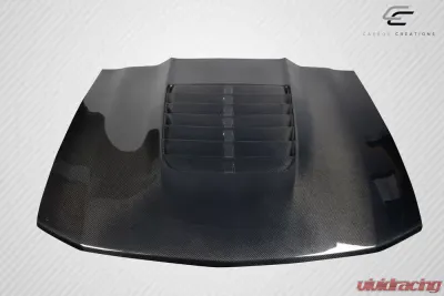 2005-2009 Ford Mustang Carbon Creations GT500 V2 Hood - 1 Piece - 115194