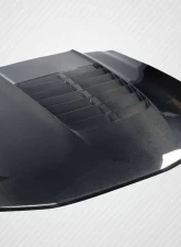 2005-2009 Ford Mustang Carbon Creations GT500 V2 Hood - 1 Piece                                     - 115194 - Image 3