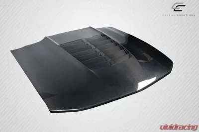 2005-2009 Ford Mustang Carbon Creations GT500 V2 Hood - 1 Piece - 115194