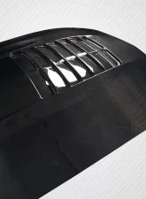 2005-2009 Ford Mustang Carbon Creations GT500 V2 Hood - 1 Piece                                     - 115194 - Image 4