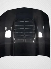 2005-2009 Ford Mustang Carbon Creations GT500 V2 Hood - 1 Piece                                     - 115194 - Image 5