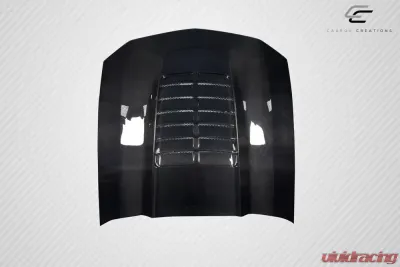 2005-2009 Ford Mustang Carbon Creations GT500 V2 Hood - 1 Piece - 115194