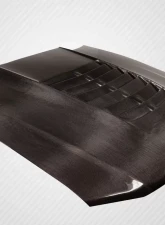 2010-2012 Ford Mustang Carbon Creations GT500 V2 Hood - 1 piece                                     - 115196 - Image 3