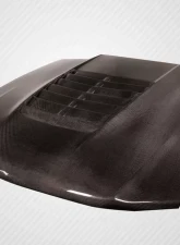 2010-2012 Ford Mustang Carbon Creations GT500 V2 Hood - 1 piece                                     - 115196 - Image 4