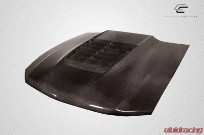 2010-2012 Ford Mustang Carbon Creations GT500 V2 Hood - 1 piece - 115196