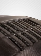 2010-2012 Ford Mustang Carbon Creations GT500 V2 Hood - 1 piece                                     - 115196 - Image 6