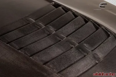2010-2012 Ford Mustang Carbon Creations GT500 V2 Hood - 1 piece - 115196