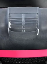 2018-2023 Ford Mustang Carbon Creations GT500 V2 Hood - 1 Piece                                     - 115202 - Image 7