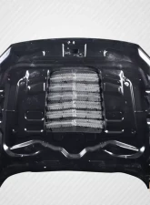 2018-2023 Ford Mustang Carbon Creations GT500 V2 Hood - 1 Piece                                     - 115202 - Image 7