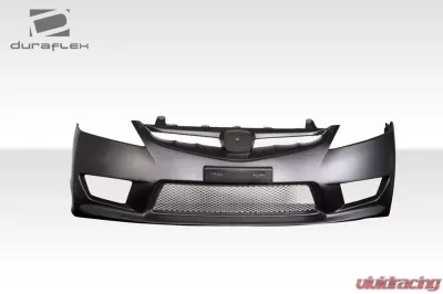 2006-2011 Honda Civic 4DR Duraflex Type R Look Front Bumper - 1 Piece - 115208