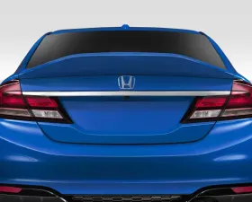 2012-2015 Honda Civic 4DR Duraflex KMZ Rear Wing Spoiler - 1 Piece