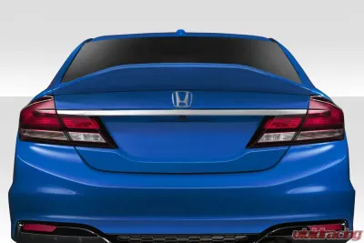 2012-2015 Honda Civic 4DR Duraflex KMZ Rear Wing Spoiler - 1 Piece - 115215