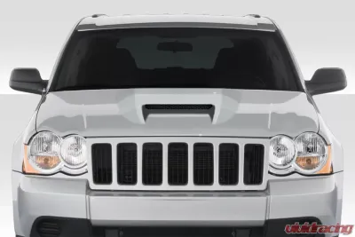 2005-2010 Jeep Grand Cherokee Duraflex SRT Look Hood - 1 Piece - 115217