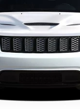 2011-2022 Jeep Grand Cherokee Duraflex Hellcat Look Hood - 1 Piece                                     - 115219 - Image 2