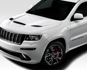 2011-2022 Jeep Grand Cherokee Duraflex Hellcat Look Hood - 1 Piece