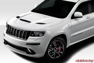 2011-2022 Jeep Grand Cherokee Duraflex Hellcat Look Hood - 1 Piece - 115219