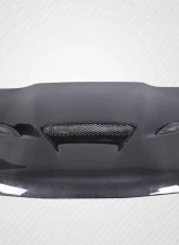 2011-2022 Jeep Grand Cherokee Carbon Creations Hellcat Look Hood - 1 Piece                                     - 115220 - Image 2