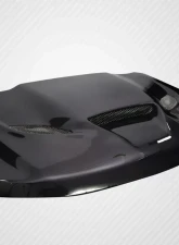 2011-2022 Jeep Grand Cherokee Carbon Creations Hellcat Look Hood - 1 Piece                                     - 115220 - Image 3