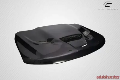 2011-2022 Jeep Grand Cherokee Carbon Creations Hellcat Look Hood - 1 Piece - 115220
