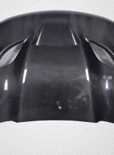 2011-2022 Jeep Grand Cherokee Carbon Creations Hellcat Look Hood - 1 Piece                                     - 115220 - Image 4