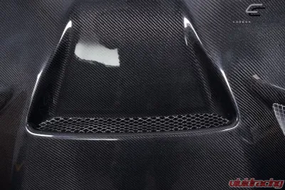 2011-2022 Jeep Grand Cherokee Carbon Creations Hellcat Look Hood - 1 Piece - 115220
