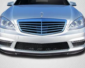 2010-2013 Mercedes S Class S63 W221 Carbon Creations L Sport Front Lip Spoiler - 1 Piece