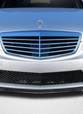 2010-2013 Mercedes S Class S63 W221 Carbon Creations L Sport Front Lip Spoiler - 1 Piece                                     - 115247 - Image 6