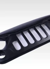 2007-2018 Jeep Wrangler Duraflex Predator Grille - 1 Piece                                     - 115250 - Image 4