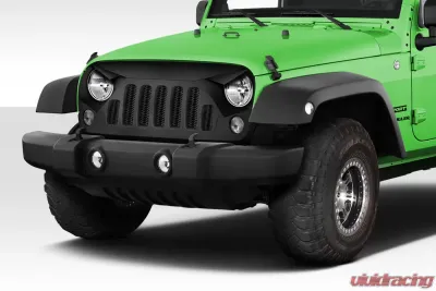 2007-2018 Jeep Wrangler Duraflex Predator Grille - 1 Piece - 115250