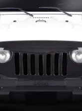1997-2006 Jeep Wrangler Carbon Creations Predator Grille - 1 Piece                                     - 115253 - Image 6
