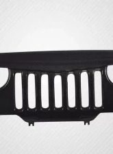 1997-2006 Jeep Wrangler Carbon Creations Predator Grille - 1 Piece                                     - 115253 - Image 2