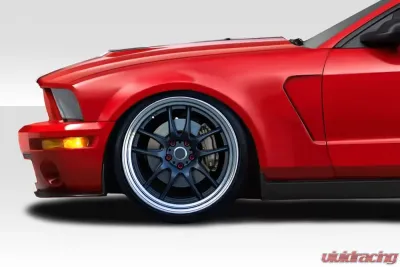 2005-2009 Ford Mustang Duraflex GT350 V2 Look Front Fenders - 2 Piece - 115269