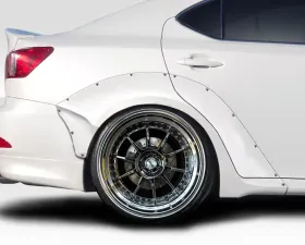 2006-2013 Lexus IS Series IS250 IS350 Duraflex MSR 40mm Rear Fender Flares - 4 Piece