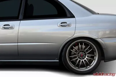 2002-2007 Subaru Impreza WRX STI 4DR Duraflex STI Look Rear Fender Flares - 4 Piece - 115335