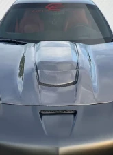 2005-2013 Chevrolet Corvette C6 Carbon Creations ZR1 V2 Hood - 1 Piece                                     - 115346 - Image 10