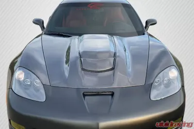 2005-2013 Chevrolet Corvette C6 Carbon Creations ZR1 V2 Hood - 1 Piece - 115346