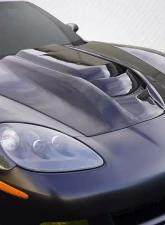 2005-2013 Chevrolet Corvette C6 Carbon Creations ZR1 V2 Hood - 1 Piece                                     - 115346 - Image 2